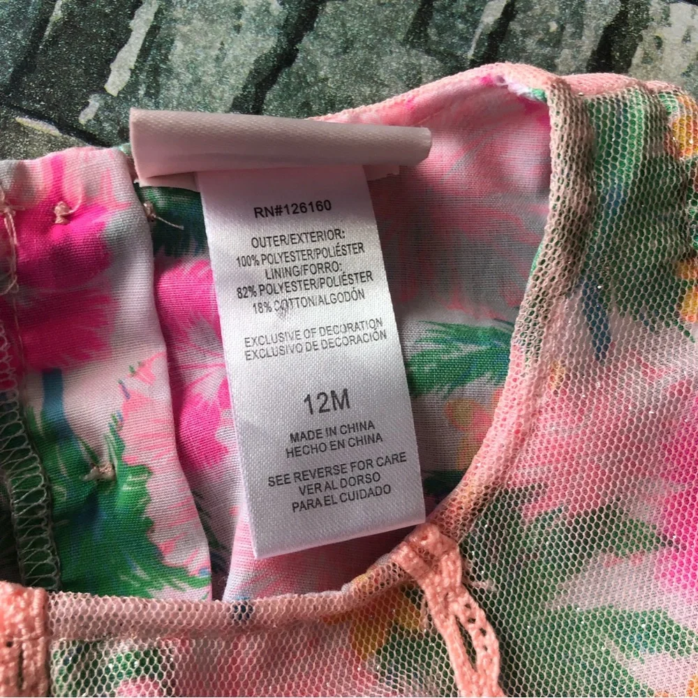 Little Lass Baby Girl Dress Sz 12 months